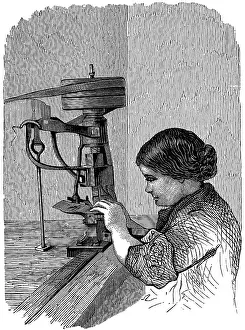 Housekeep: Sewing machines, piercing of the needles