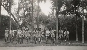Seychelles: Seychelles Scouts on Bicycles