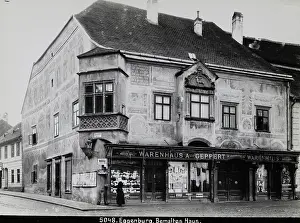 Hauptplatz: Sgraffito house in Eggenburg