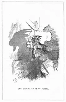 Capricorn: Shadow drawing. C.H. Bennett, Old enough