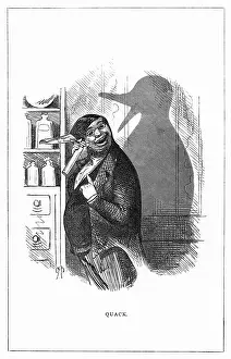 Quack: Shadow drawing. C.H. Bennett, Quack