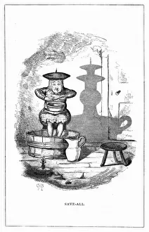 Frugal: Shadow drawing. C.H. Bennett, Save-all