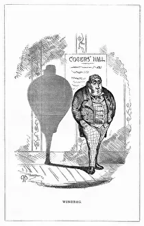 Rotund: Shadow drawing. C.H. Bennett, Windbag