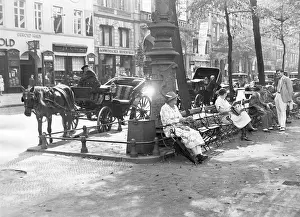 Coachman: In the shadow on the Unter den Linden in Berlin, 1932