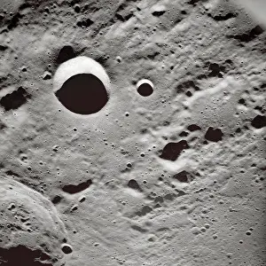 Orbiting: SHADOWS ON LUNAR SURFACE