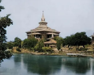 Kashmir: Shah Hamdan Masjid, Srinagar, India