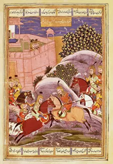 Shahnameh: Shahnameh. The Book of Kings. 16th c. Combat