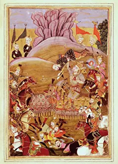 Shahnameh: Shahnameh. The Book of Kings. 16th c. The combat