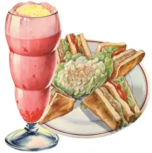 Luncheon: Shake and Sandwiches