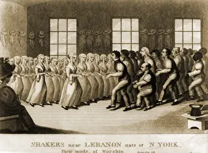 Shakers: Shakers, separated by gender, performing ?