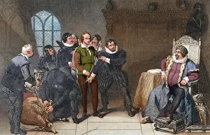 Stratford: Shakespeare Caught Poaching Deer, Engraving, 19th C