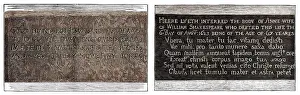 Epitaph: SHAKESPEARE EPITAPH