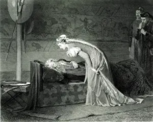 Lear: Shakespeare, King Lear and Cordelia by Marcus Stone