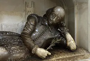 Overie: Shakespeare Memorial, Southwark Cathedral, London, England