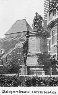 Gower: Shakespeare memorial in Stratford-upon-Avon