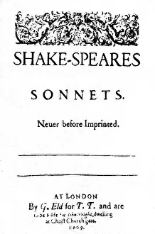 Sonnets: Shakespeare, William, Sonnets