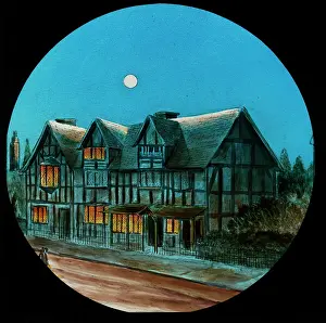 Shakespeares: Shakespeare's House, by Night
