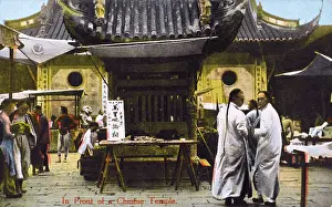 Pigtail: Shanghai, China - In Front of a Chinese Temple