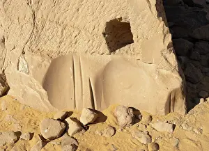 Sharpening: Sharpening marks, quarry, Gebel el-Silsila, Egypt
