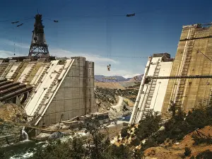 Californias: The Shasta dam under construction. It was, ?