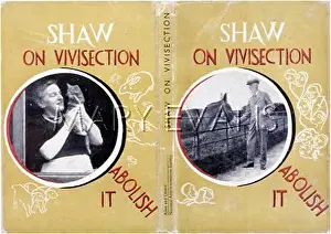 Vivisection: SHAW ON VIVISECTION