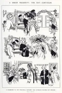 Matinee: A Shear Necessity: The hat cutailer by Rene Bull