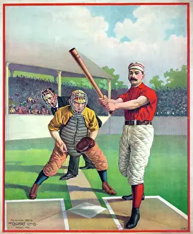 Batter: Full sheet base ball poster no. 281