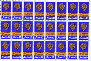 Campaigning: Sheet of Conservative Party campaign stamps