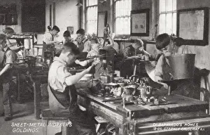 Hertford: Sheet Metal Workers, William Baker Technical School, Hertfor