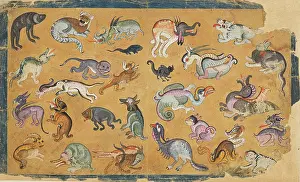 Chimaera: Sheet of studies of grotesque animals
