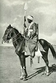 Sudanese: Sheikh on horseback, Sudan Plains, East Central Africa