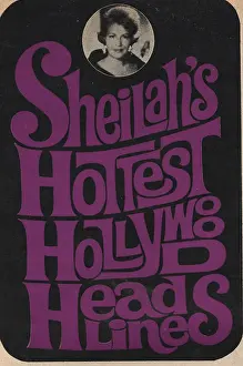 Fonts: Sheilah's Hottest Hollywood Headlines, font and text in Mo