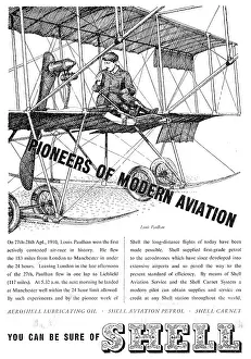 Paulhan: Shell Aviation Fuels & Lubricants. Pioneers Louis Paulhan