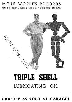Lubricant: Shell Aviation Triple Shell Oil: John Cobb