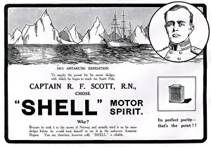 Endorsement: Shell Motor Spirit advertisement