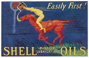 Lubricating: SHELL OIL POSTER