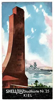 Brochure: Shell Reisedienst Stadtkarte Nr. 25 - Kiel