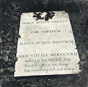 Bysshe: Shelley - Grave - Rome