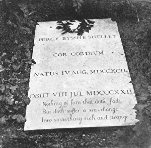 Bysshe: Shelley - Grave - Rome