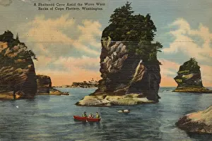 Sheltered: Sheltered cove, Cape Flattery, Washington State, USA