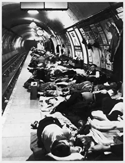 SHELTERING ON PLATFORM