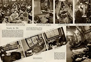 Huddled: Sheltering on underground stations 1940