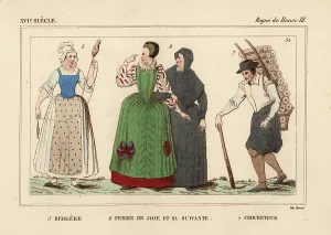 Joie: Sheperdess, prostitute and her maid, and porter