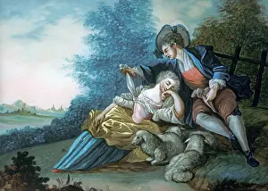 Oberbayern: shepherd idyll