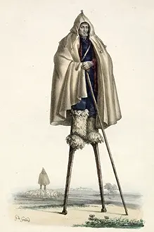 Stilts: Shepherd of les Landes