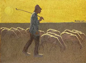Herbivores: Shepherd with Sheep