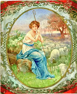 Crook: The Shepherdess by Henry Ryland