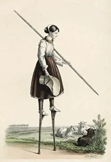 Stilts: Shepherdess of les Landes