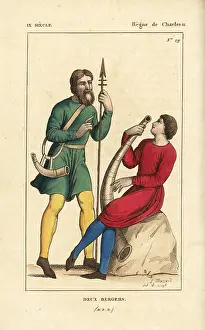Mifliez: Two shepherds, 9th century
