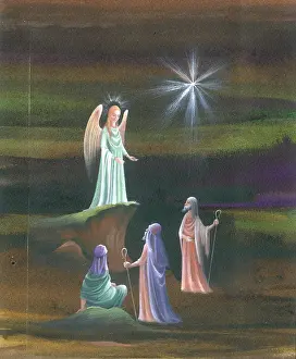 Gundreda: Three Shepherds and Angel with Star